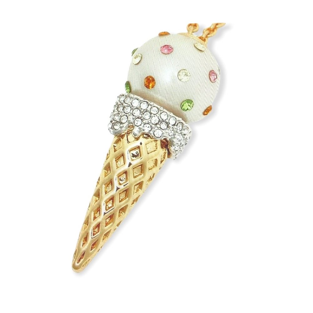 Kate Spade Carnival Nights Ice Cream Cone Necklace